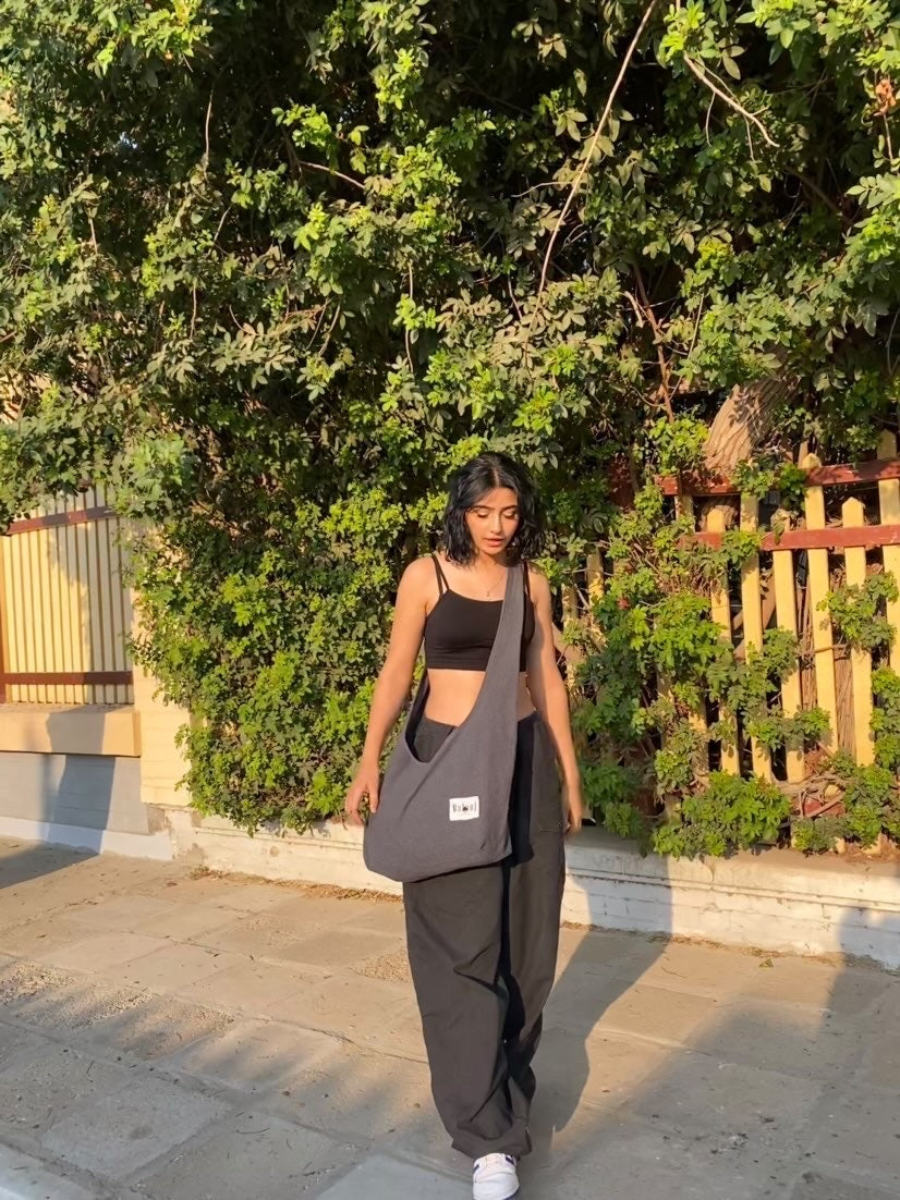 Grey Shoulder bag