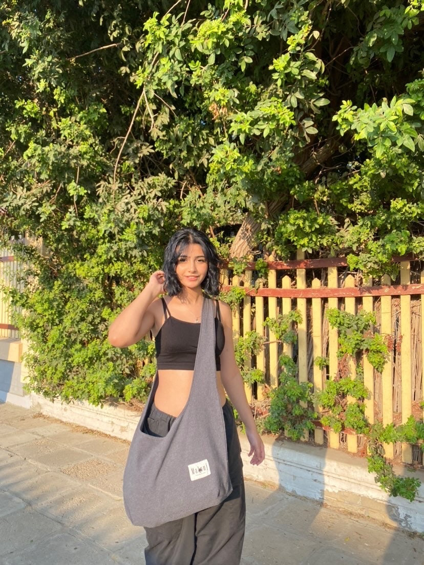 Grey Shoulder bag
