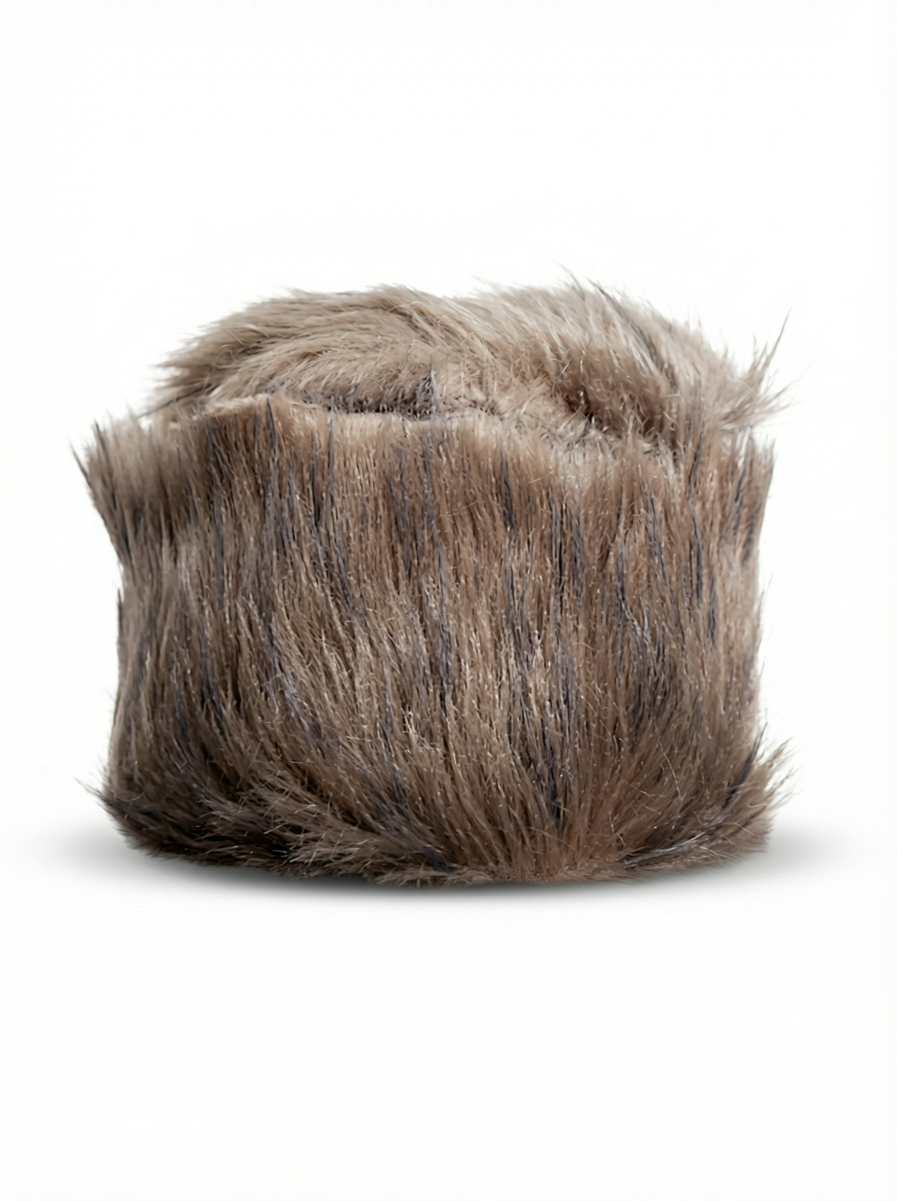 Cold drama russian hat in grey